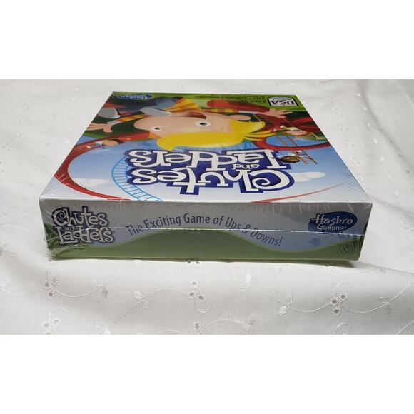 Chutes and Ladders Board Game Hasbro Sealed NOS Ages 3+ Educational Party Gift - Picture 8 of 10